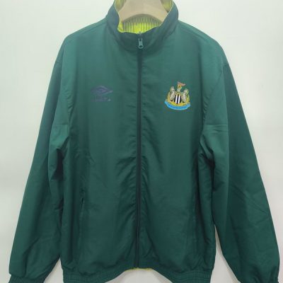 Newcastle United Retro Reversible Double-Sides Windbreaker Jacket 1991