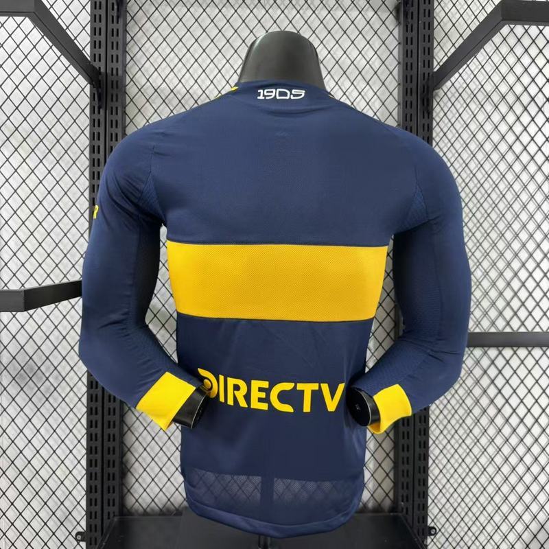 Boca Juniors Soccer Jersey Home Long Sleeve Shirt 2025/26 - Image 2