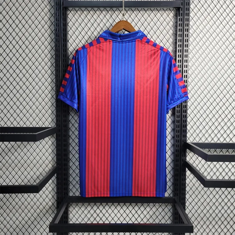 Barcelona Retro Jersey Home Soccer Shirt 1991-92 - Image 3