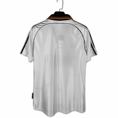 Alternative view of Real Madrid Retro Jersey Home Custom Soccer Shirt 1998-00