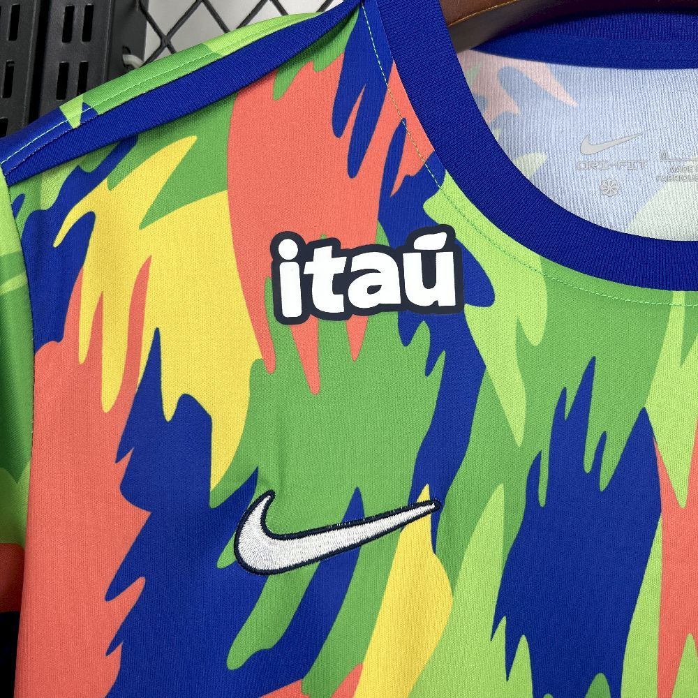 Brazil Soccer Jersey Colorful Training Custom Shirt 2025 - Image 6