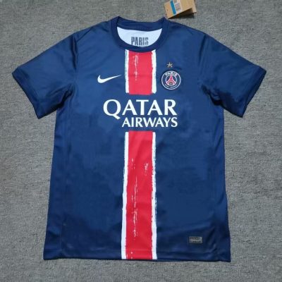 PSG Soccer Jersey Home x Champions of Europe Custom Shirt 2024/25 - With Star