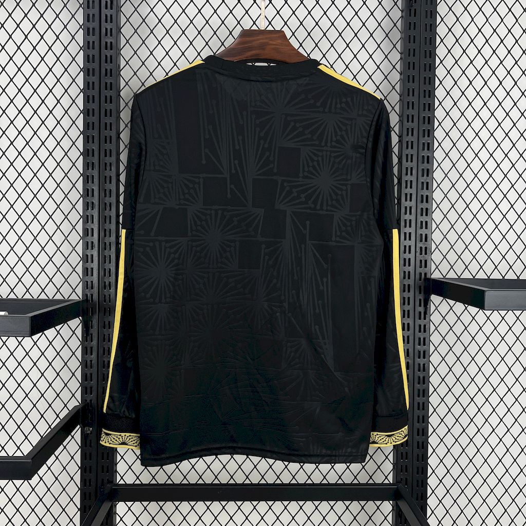 Mexico Gold Cup Black Special Long Sleeve Soccer Jersey Custom Shirt 2025 - Image 2