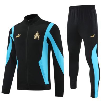 Marseille Training Kit (Jacket+Pants) Black 2025/26