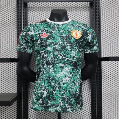 Manchester United x Stone Roses Icon Pre-Match Football Jersey Shirt 2024/25