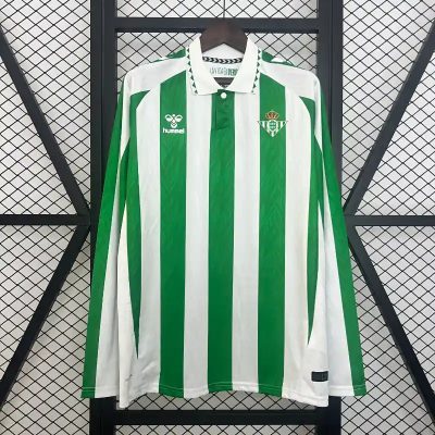 Real Betis Home Long Sleeve Soccer Jersey 2024/25