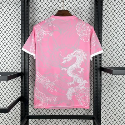 Alternative view of Real Madrid Soccer Jersey Dragon Pink Special Edition Custom Shirt 2025/26