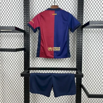 Alternative view of Barcelona Home x Travis Scott Soccer Kids Kit Jersey+Shorts 2024/25