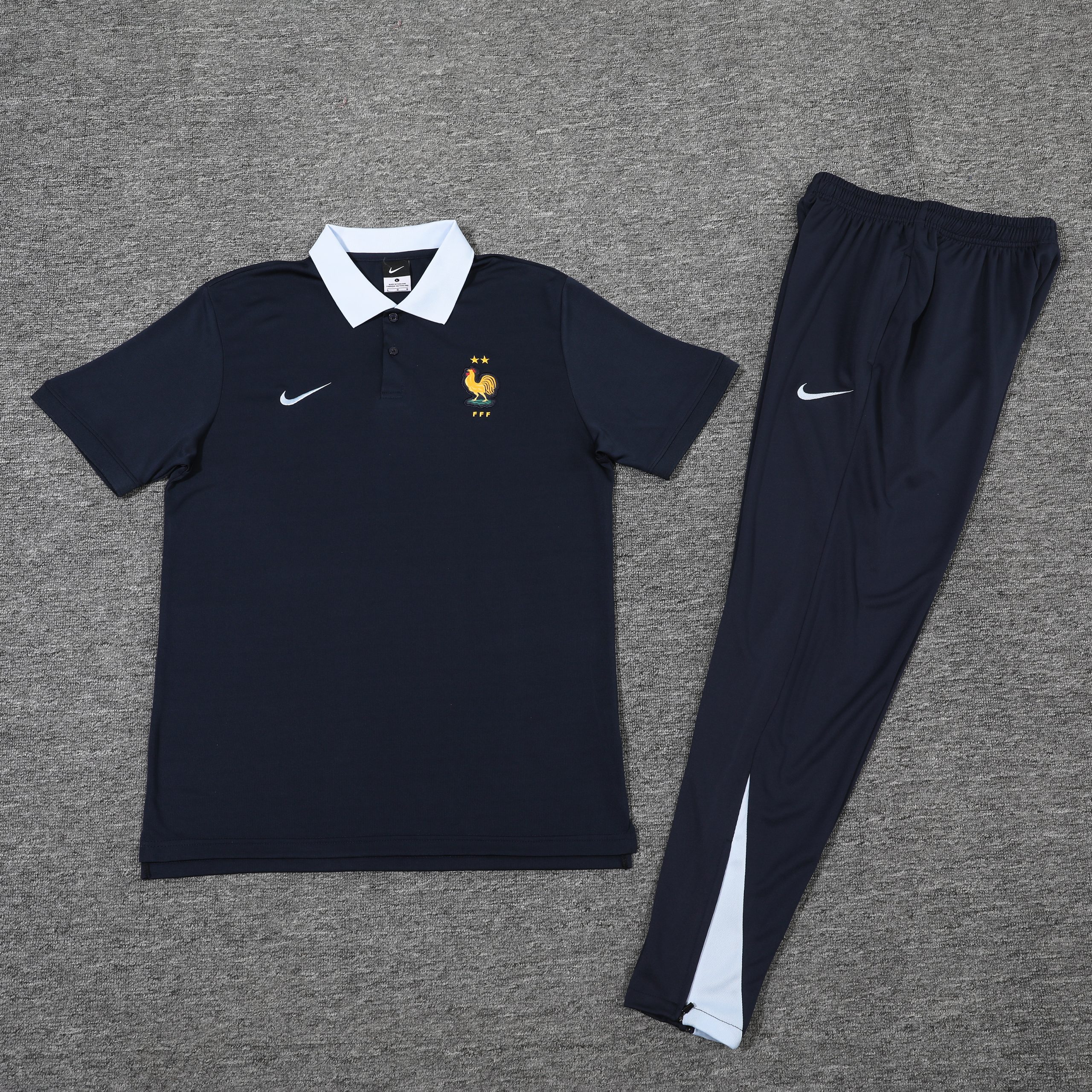 France Retro Training Kit (Polo+Pants) 2025 - Image 3