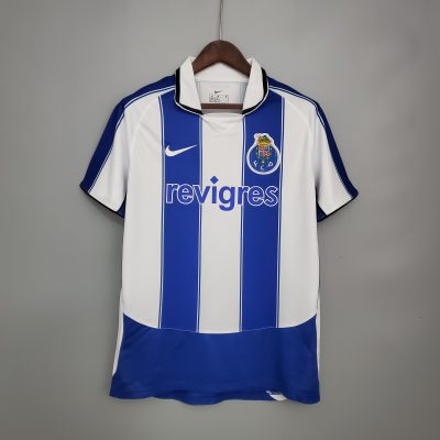 FC Porto Retro Soccer Jersey Home Custom Shirt 2003/04
