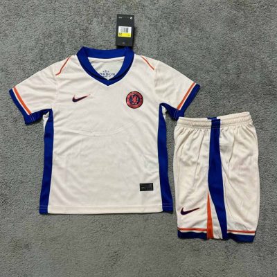 Chelsea Football Jersey Away Kids Kit Jersey+Shorts 2024/25