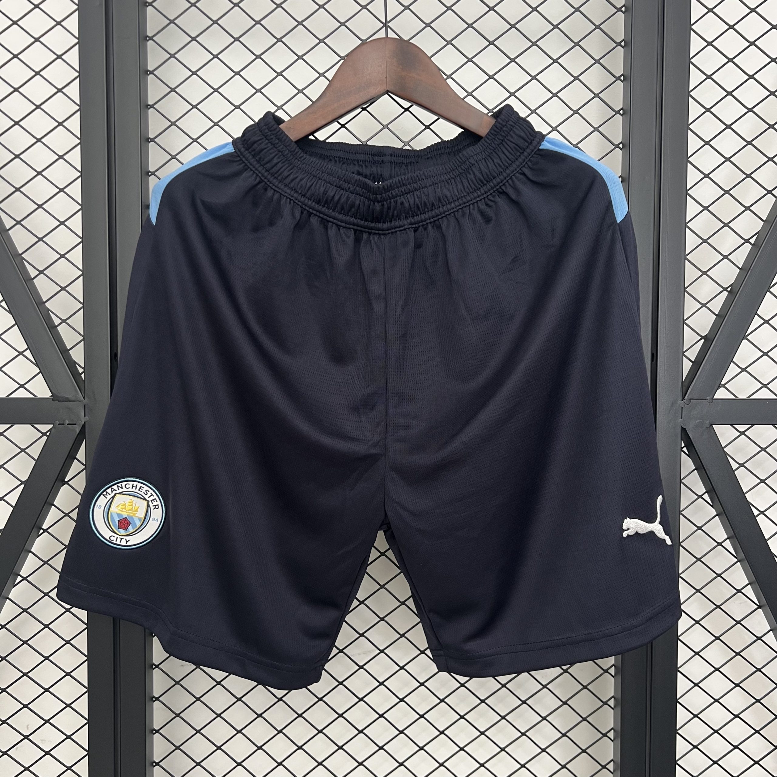 Manchester City Black Football Shorts 2025/26