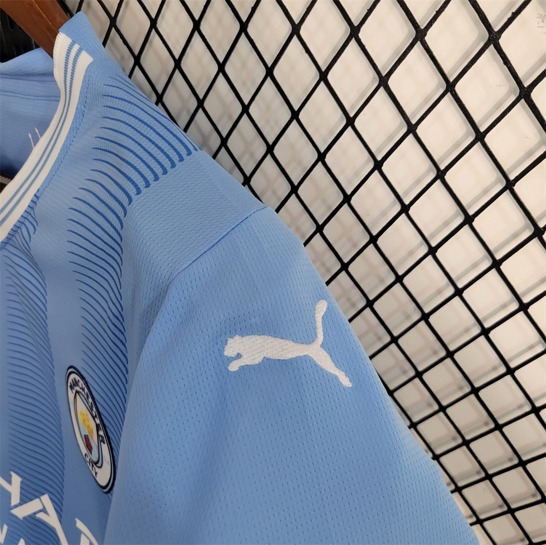 Manchester City Football Jersey Home Shirt 2023/24 - Image 5