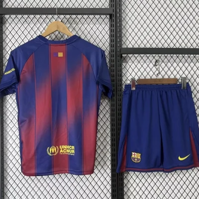 Alternative view of Barcelona Home Soccer Kids Kit Jersey+Shorts 2025/26