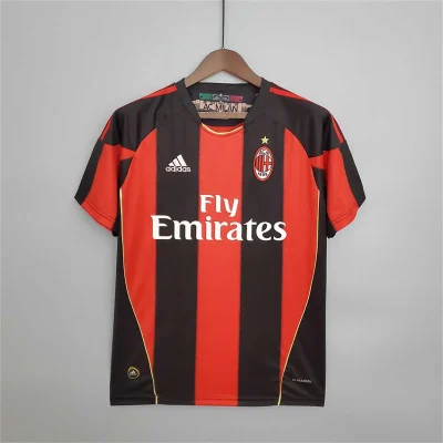 AC Milan Retro Soccer Jersey Home Custom Shirt 2010/11