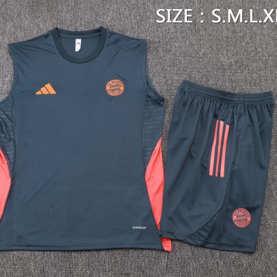 Alternative view of Bayern Munich Sleeveless Training Kit Gray 2025/26