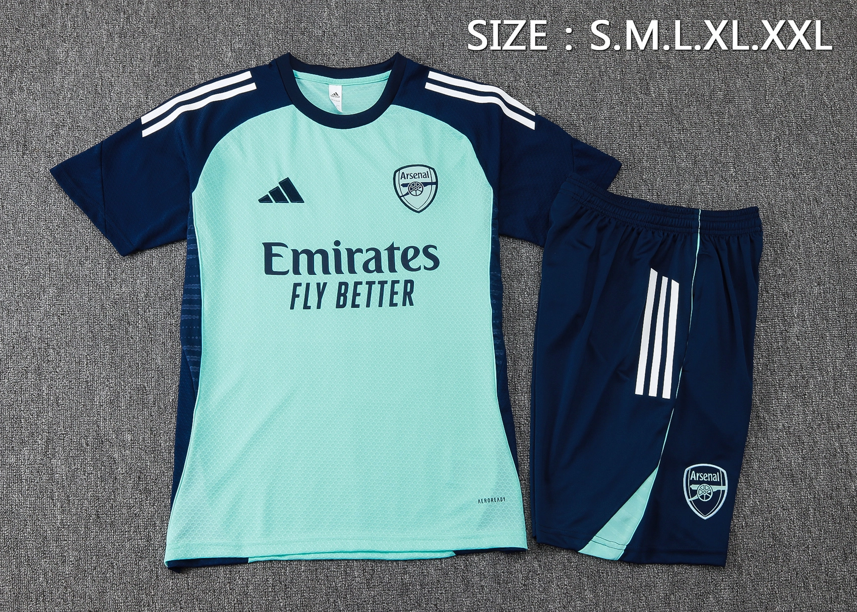 Arsenal Training Jersey Kit Green 2025/26 - Image 4
