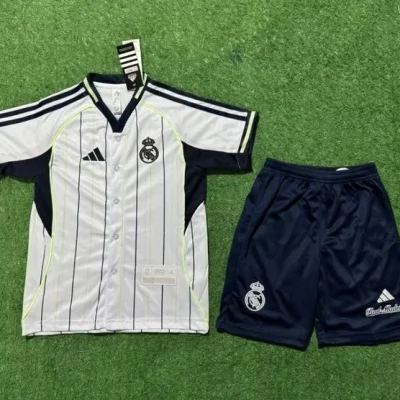 Real Madrid US Pack Kids Kit Jersey+Shorts 2025/26