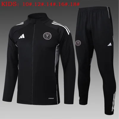 Kids Inter Miami Training Kit (Jacket+Pants) Black 2025