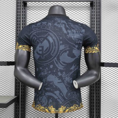 Alternative view of Real Madrid Soccer Jersey Golden Dragon Special Edition Shirt 2024/25