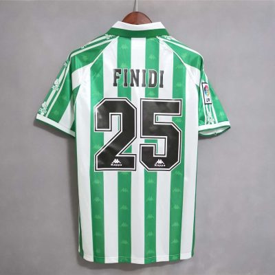Alternative view of Real Betis Retro Jersey Home Soccer Shirt 1995/97