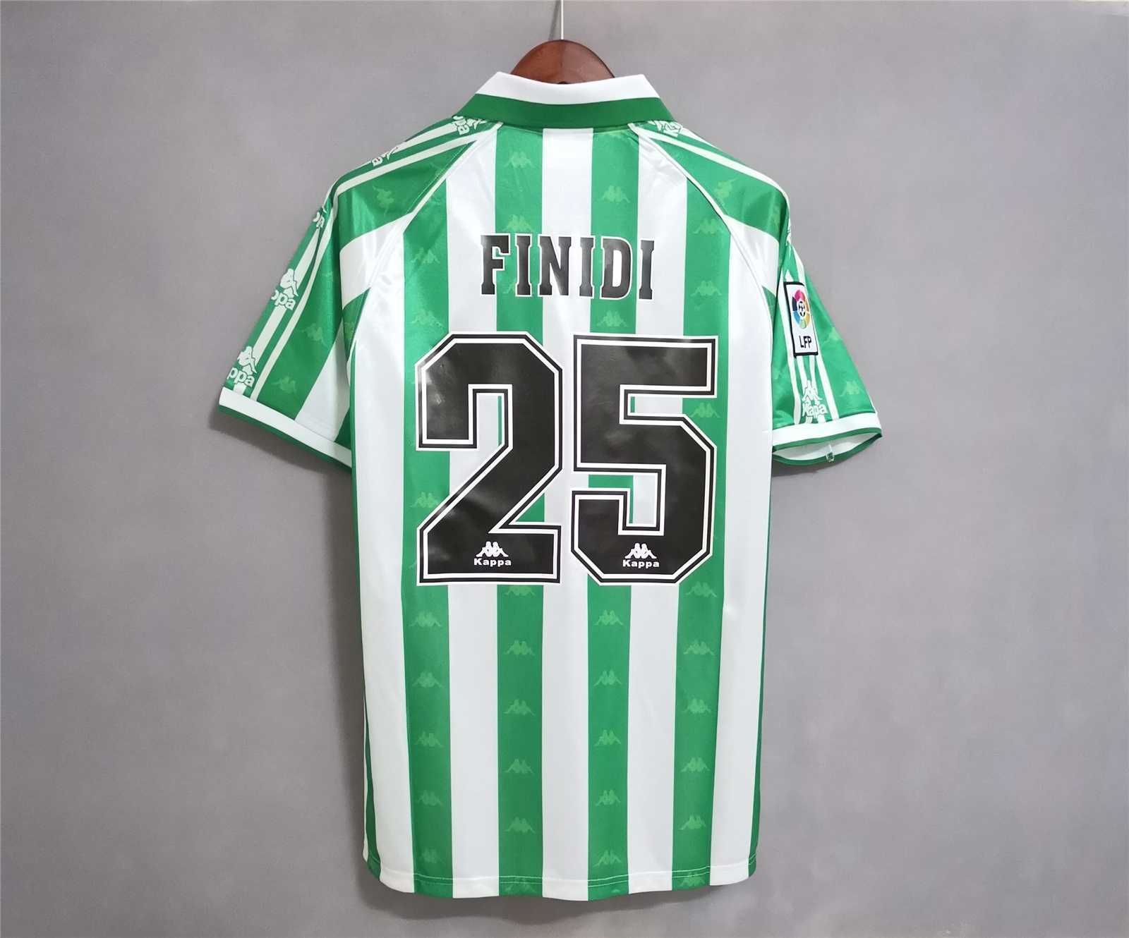 Real Betis Retro Jersey Home Soccer Shirt 1995/97 - Image 2