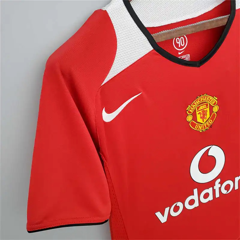 Rooney #8 Manchester United Retro Home Football Jersey Shirt 2004/06 - Image 6