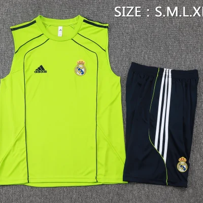 Alternative view of Real Madrid Sleeveless Training Kit Green 2025/26